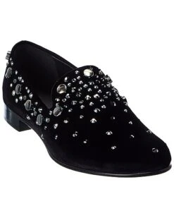 Giuseppe Zanotti Kevin Velvet Loafer Men