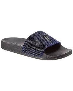 Giuseppe Zanotti Newburel Velvet Slide Men