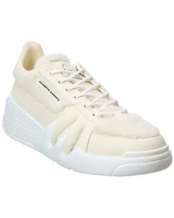 Giuseppe Zanotti Talon Leather & Shearling Sneaker Men
