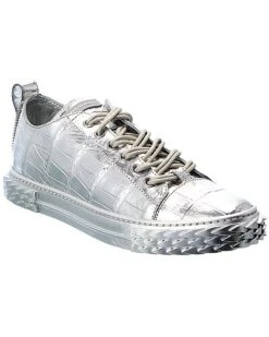 Giuseppe Zanotti Blabber Croc-Embossed Leather Sneaker Men