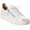 Giuseppe Zanotti May London Canvas & Leather Sneaker Men