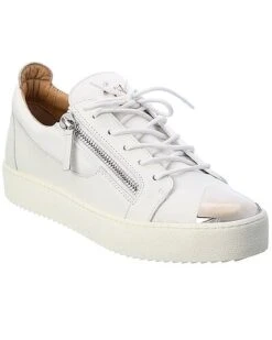 Giuseppe Zanotti May London Canvas & Leather Sneaker Men