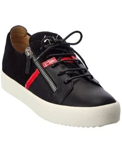 Giuseppe Zanotti May London Leather & Suede Sneaker Men