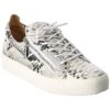 Giuseppe Zanotti Snake-Embossed Leather Sneaker Men
