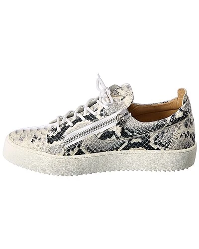Giuseppe Zanotti Snake-Embossed Leather Sneaker Men 4 Giuseppe Zanotti Snake-Embossed Leather Sneaker Men - Image 2
