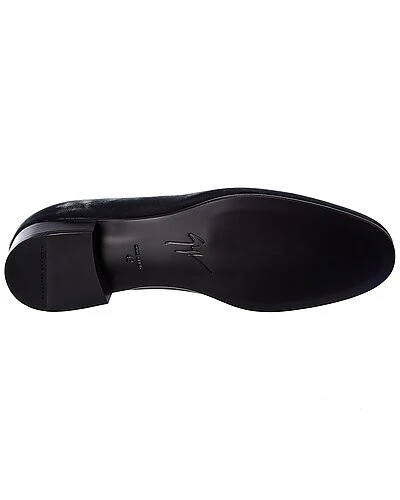 Giuseppe Zanotti Crystal Embellished Velvet Loafer Men 6 Giuseppe Zanotti Crystal Embellished Velvet Loafer Men - Image 4