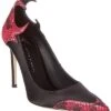 Giuseppe Zanotti Nyco 105 Leather & Satin Pump Women -Giuseppe Zanotti 1313075429 RLLD 1