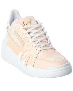 Giuseppe Zanotti Talon Canvas & Leather Sneaker Women