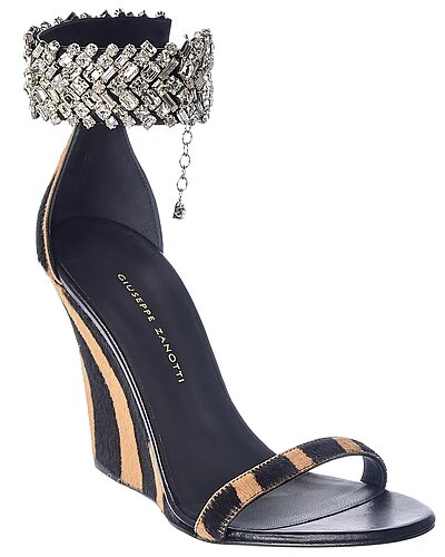 Giuseppe Zanotti Jetaime 105 Haircalf Wedge Sandal Women 3 Giuseppe Zanotti Jetaime 105 Haircalf Wedge Sandal Women