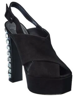 Giuseppe Zanotti Lavinia 100 Suede Platform Sandal Women