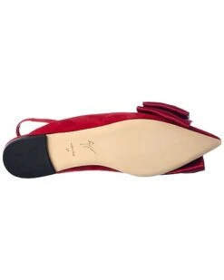 Giuseppe Zanotti Lucrezia Suede Slingback Flat Women -Giuseppe Zanotti 1313195134 RLLD 4
