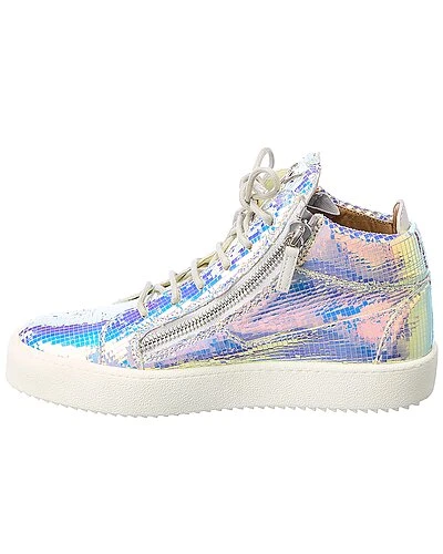 Giuseppe Zanotti May London Leather High-Top Sneaker Women 4 Giuseppe Zanotti May London Leather High-Top Sneaker Women - Image 2
