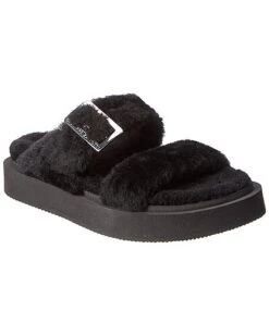 Giuseppe Zanotti Tiger Shearling Platform Sandal Women