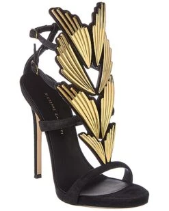 Giuseppe Zanotti Alien 115 Suede Sandal Women