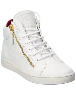 Giuseppe Zanotti Brek Leather High-Top Sneaker Women