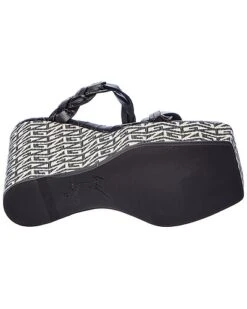 Giuseppe Zanotti Lla 90 Croc-Embossed Leather Wedge Sandal Women 10 Giuseppe Zanotti Lla 90 Croc-Embossed Leather Wedge Sandal Women -Giuseppe Zanotti 1313462678 RLLD 4