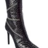 Giuseppe Zanotti Raquel 105 Snake-Embossed Leather Bootie Women -Giuseppe Zanotti 1313462688 RLLD 1