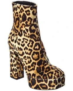 Giuseppe Zanotti New York 80 Velvet Platform Bootie Women