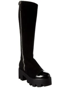 Giuseppe Zanotti Daikiri 20 Suede Knee-High Platform Boot Women