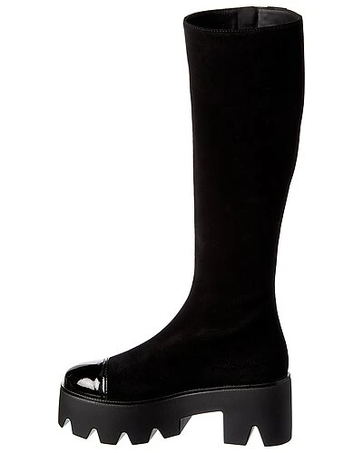 Giuseppe Zanotti Daikiri 20 Suede Knee-High Platform Boot Women 4 Giuseppe Zanotti Daikiri 20 Suede Knee-High Platform Boot Women - Image 2