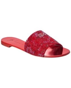 Giuseppe Zanotti Roll Suede Sandal Women