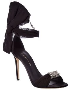 Giuseppe Zanotti Satin & Chiffon Sandal Women