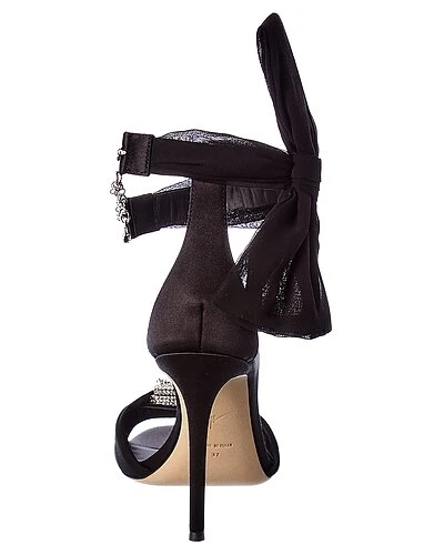 Giuseppe Zanotti Satin & Chiffon Sandal Women 5 Giuseppe Zanotti Satin & Chiffon Sandal Women - Image 3