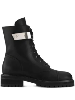 Women Giuseppe Zanotti Alexa Logo Plate Boots