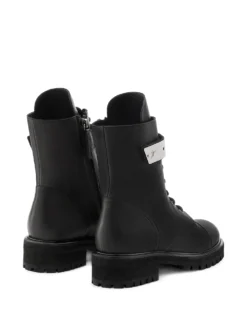 Women Giuseppe Zanotti Alexa Logo Plate Boots -Giuseppe Zanotti 13931646 23816380 1000