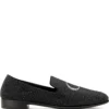 Men Giuseppe Zanotti Crystal-embellished Loafers -Giuseppe Zanotti 14713041 24279004 1000