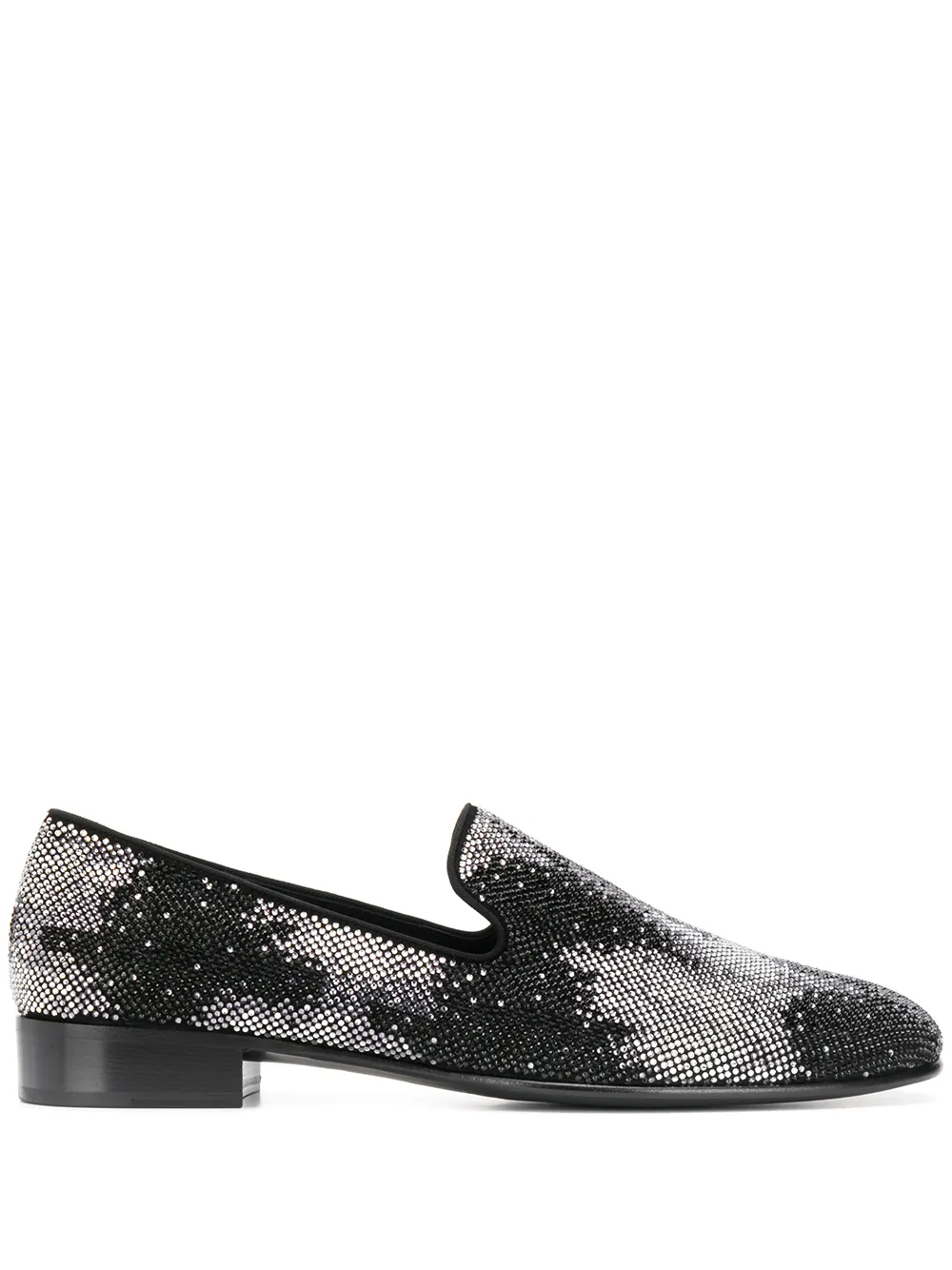 Men Giuseppe Zanotti Erik Stud-embellished Loafers 3 Men Giuseppe Zanotti Erik Stud-embellished Loafers
