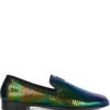 Men Giuseppe Zanotti Coleoptera Leather Loafers