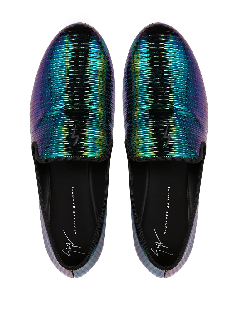 Men Giuseppe Zanotti Coleoptera Leather Loafers 6 Men Giuseppe Zanotti Coleoptera Leather Loafers - Image 4