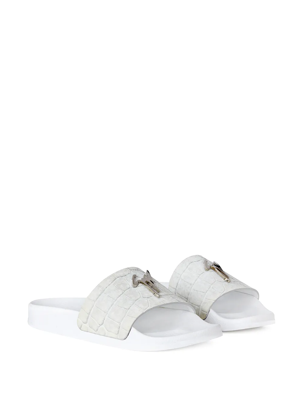 Women Giuseppe Zanotti Brett Leather Slides 4 Women Giuseppe Zanotti Brett Leather Slides - Image 2