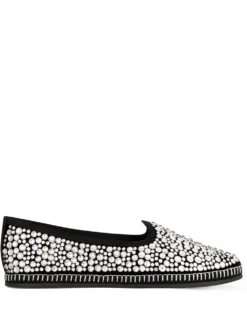 Women Giuseppe Zanotti Crystal-embellished Loafers