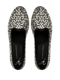 Women Giuseppe Zanotti Crystal-embellished Loafers -Giuseppe Zanotti 16242632 31028242 1000