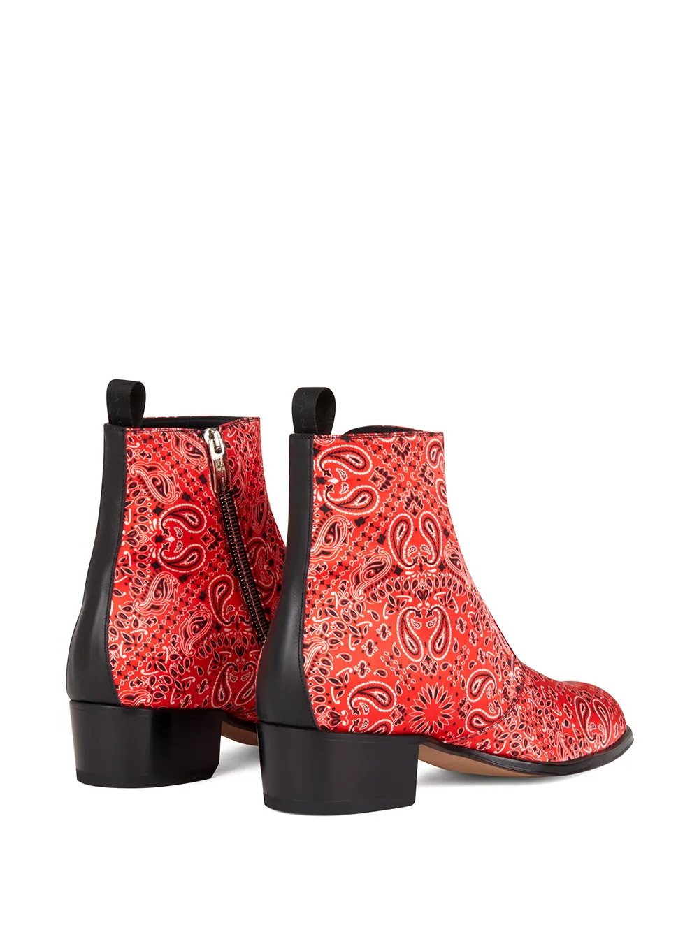 Men Giuseppe Zanotti Paisley Print Ankle Boots 5 Men Giuseppe Zanotti Paisley Print Ankle Boots - Image 3