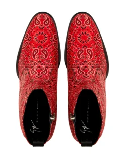 Men Giuseppe Zanotti Paisley Print Ankle Boots 9 Men Giuseppe Zanotti Paisley Print Ankle Boots -Giuseppe Zanotti 16245370 31028907 1000
