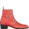 Men Giuseppe Zanotti Paisley Print Ankle Boots