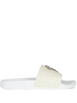 Men Giuseppe Zanotti Brett Koi-print Leather Sliders