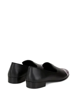 Men Giuseppe Zanotti Forever Bloom Leather Loafers -Giuseppe Zanotti 16302646 31234914 1000