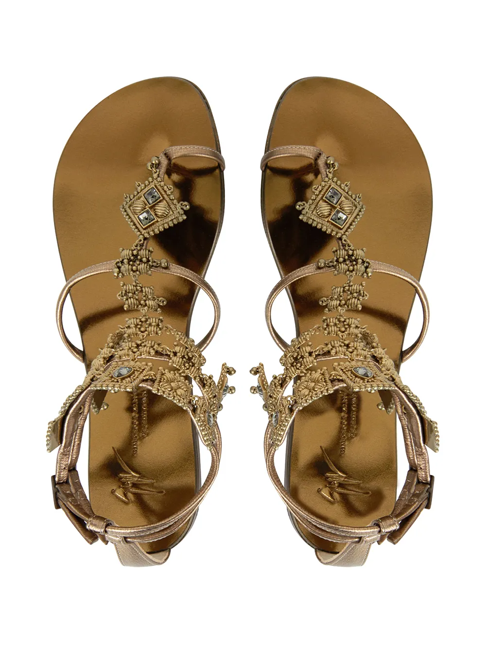 Women Giuseppe Zanotti Amira Charm-embellished Sandals 6 Women Giuseppe Zanotti Amira Charm-embellished Sandals - Image 4