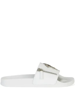 Men Giuseppe Zanotti Brett Signature-logo Slides