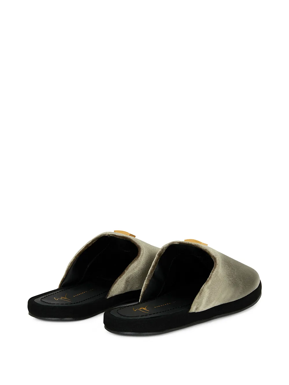 Women Giuseppe Zanotti Domitille Velvet Slippers 5 Women Giuseppe Zanotti Domitille Velvet Slippers - Image 3