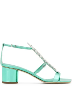 Women Giuseppe Zanotti Slim 50 Crystal-embellished Sandals