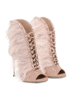 Women Giuseppe Zanotti Charleston Crystal-embellished Boots -Giuseppe Zanotti 16831067 33599330 1000