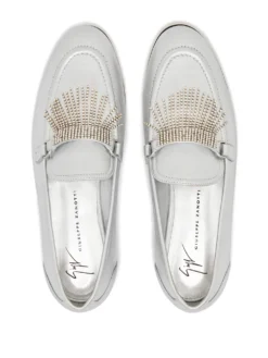 Women Giuseppe Zanotti Jodie Rhinestone-embellished Loafers -Giuseppe Zanotti 16831078 33638966 1000