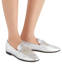 Women Giuseppe Zanotti Jodie Rhinestone-embellished Loafers -Giuseppe Zanotti 16831078 33638967 1000