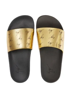 Women Giuseppe Zanotti Brett All-over Logo Slides -Giuseppe Zanotti 16851583 33463415 1000