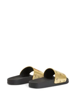 Women Giuseppe Zanotti Brett All-over Logo Slides -Giuseppe Zanotti 16851583 33465301 1000